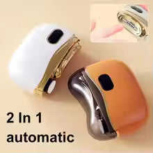 Electric Nail Clipper with Grinder & Light – Rechargeable