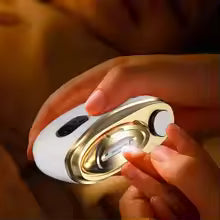 Electric Nail Clipper with Grinder & Light – Rechargeable